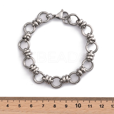 Tarnish Resistant 304 Stainless Steel Link Chain Bracelets X-BJEW-Z011-10P-1