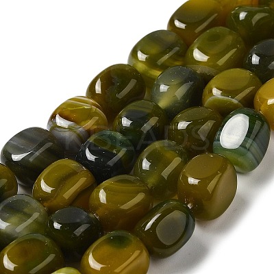 Natural Agate Beads Strands G-H295-A01-15-1