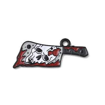 Halloween Alloy Enamel Pendants FIND-G099-01EB-02-1