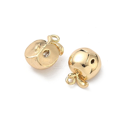 Brass Micro Pave Cubic Zirconia Pendants KK-L260-18G-1