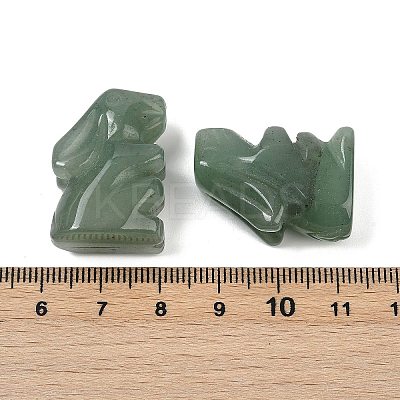 Natural Green Aventurine Rabbit Display Decorations G-R007-02G-1
