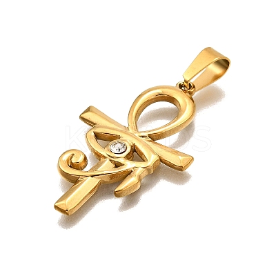 304 Stainless Steel Pendants STAS-B086-08G-1