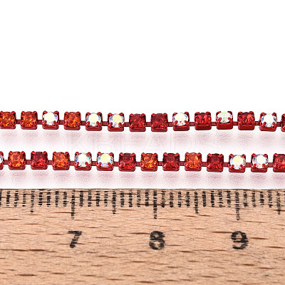 Iron Rhinestone Cup Chains CH-T007-02A-05-1