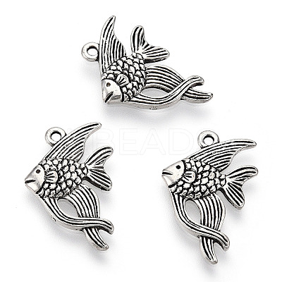 Tibetan Style Alloy Pendants PALLOY-T075-201AS-1