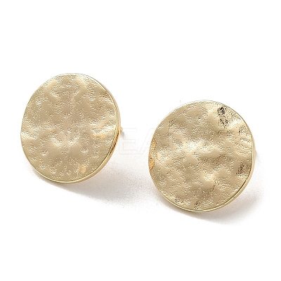 Brass Stud Earring Findings KK-H455-63G-1