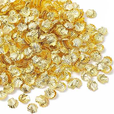 (Defective Closeout Sale: Oxidation) Brass Metallic Nail Cabochons MRMJ-XCP0001-40G-1