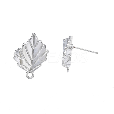 Alloy Stud Earring Findings PALLOY-N150-77P-1