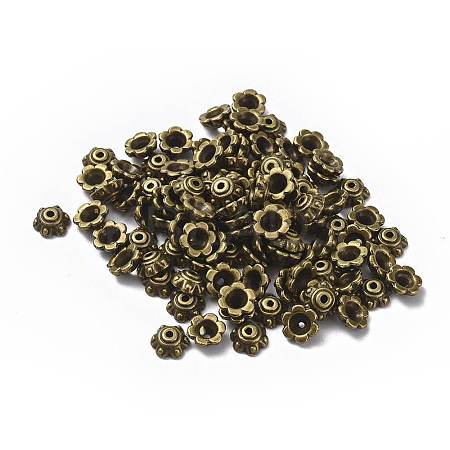 Tibetan Style Bead Caps LS-X-MLF0571Y-NF-1