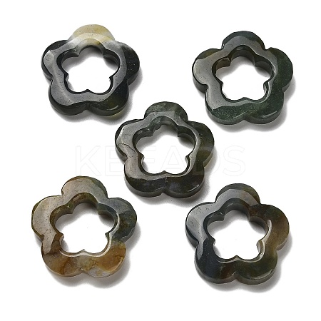Natural Indian Agate Cabochons G-Q190-05H-1