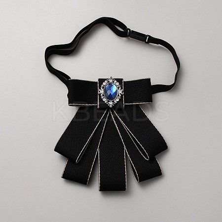 Bowknot Polyester Suit Necktie AJEW-WH20006-12A-1