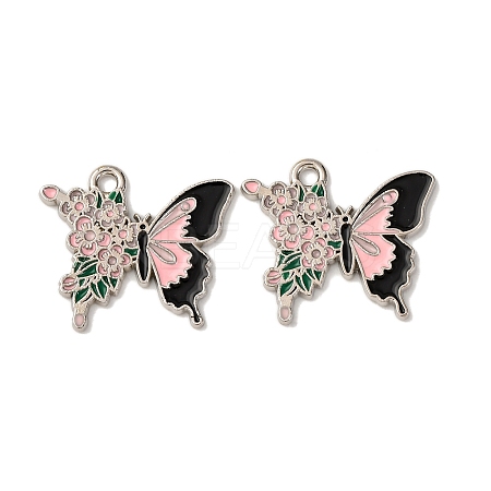Alloy Enamel Pendants X1-FIND-H051-01B-P-1