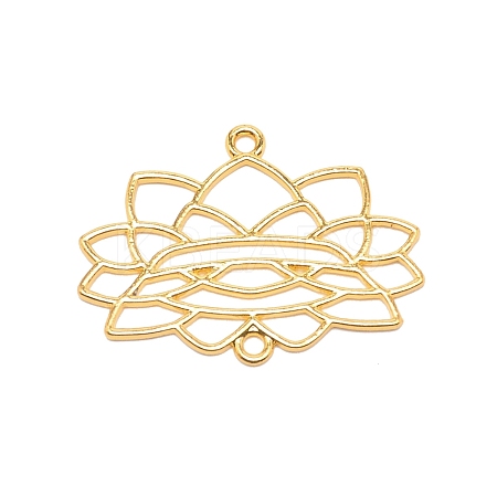 Alloy Open Back Bezel Pendants FIND-WH0100-10G-1