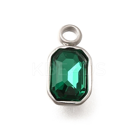 304 Stainless Steel Pendants STAS-Q346-03P-08-1