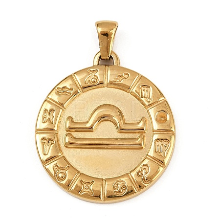 304 Stainless Steel Pendants STAS-C131-04G-07-1