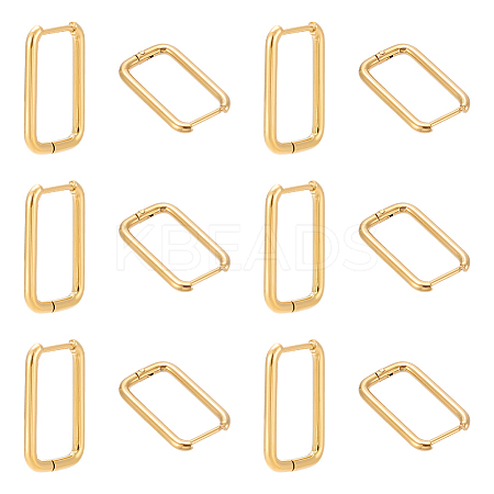 6 Pairs 201 Stainless Steel Hoop Earrings EJEW-UN0003-13A-1
