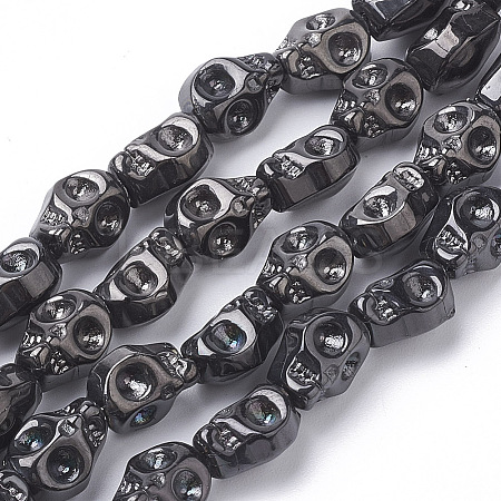 Electroplate Glass Beads Strands EGLA-T005-01A-1