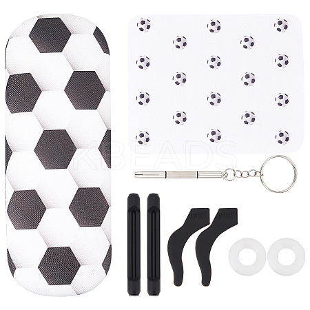 Creative Imitation Leather Eye Glasses Case AJEW-FH0003-58A-1