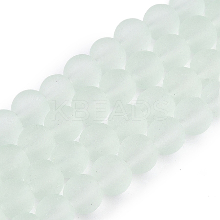 Transparent Glass Bead Strands GLAA-S031-6mm-29-1