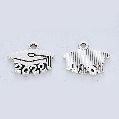 Tibetan Style Alloy Pendants X-TIBE-R316-139AS-RS-1