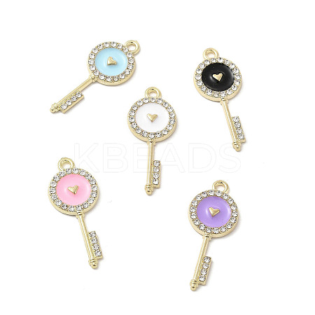 Alloy Enamel Pendants ENAM-B050-08G-1