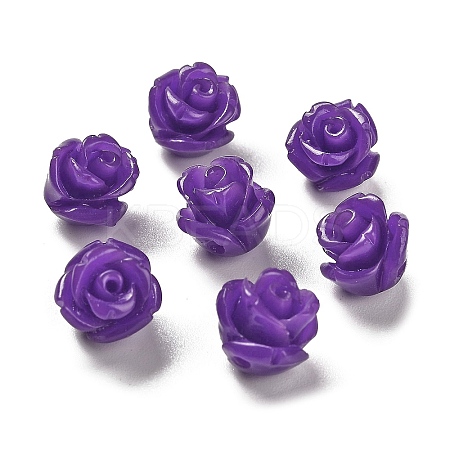 Synthetic Coral Carved Beads CORA-H003-01B-13-1