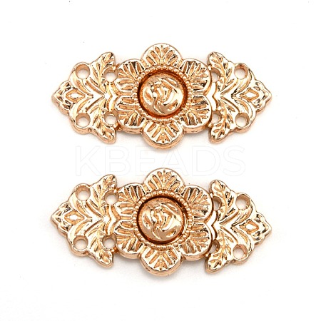 Alloy Snap Clasps FIND-WH0108-17KCG-1