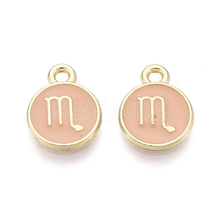 Alloy and Enamel Charms ENAM-T021-28A-1