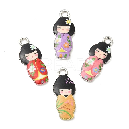 Alloy Enamel Pendants X-FIND-C037-17P-1