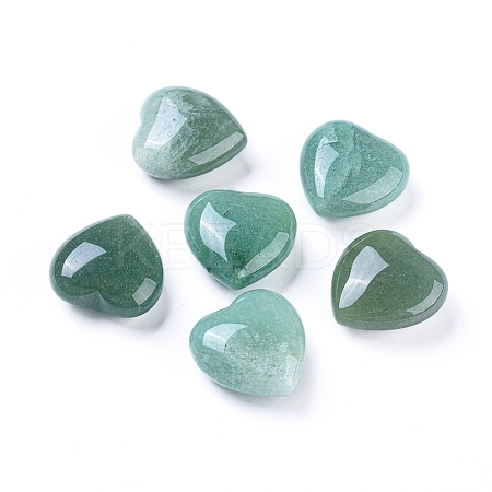 Natural Green Aventurine Heart Love Stone LS-G-L533-54-1