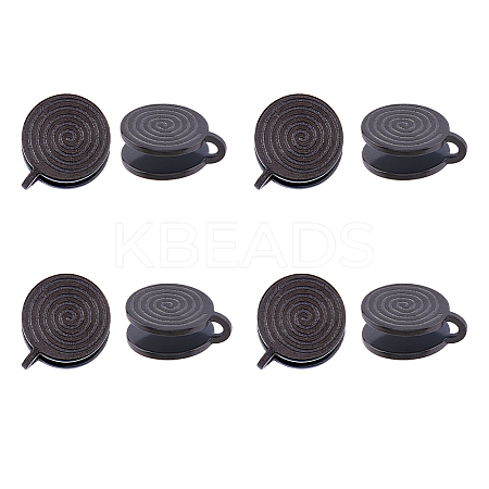 8Pcs 304 Stainless Steel Vortex Cuff Earrings EJEW-FI0003-29EB-1