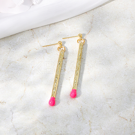 Fashionable Casual Simple Stick Stud Earrings XQ7587-1