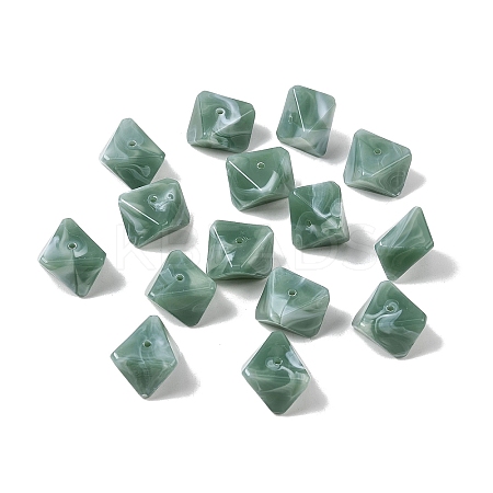 Opaque Acrylic Beads OACR-D320-02D-1