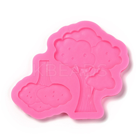 DIY Tree Food Grade Silicone Fondant Molds DIY-F072-03-1