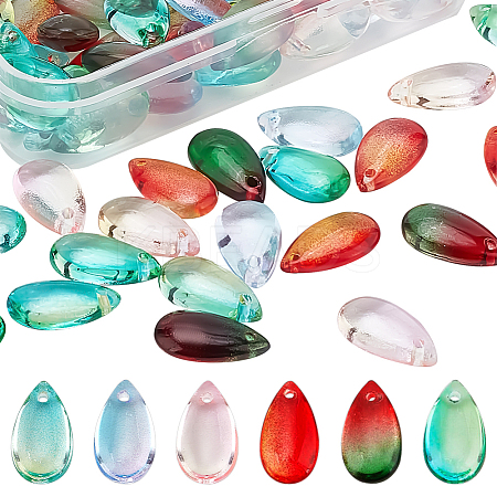Transparent Czech Glass Beads GLAA-WR0001-03B-1