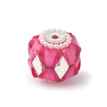 Transparent Acrylic Beads CLAY-NH0003-04S-05-1