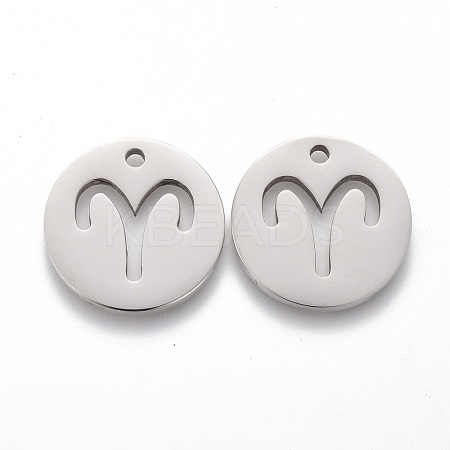 Tarnish Resistant 201 Stainless Steel Pendants STAS-Z001-B-05P-1