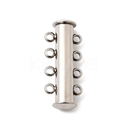 304 Stainless Steel Slide Lock Clasps STAS-F350-05C-P-1
