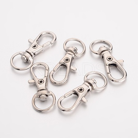 Alloy Swivel D Rings Lobster Claw Clasps LS-X-E548Y-1