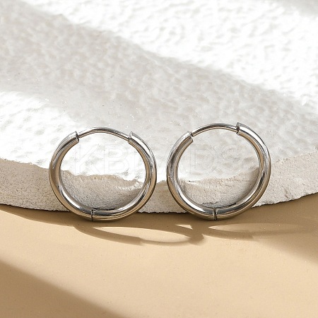 Non-Tarnish 304 Stainless Steel Huggie Hoop Earrings for Women LS-EJEW-F280-07B-P-1