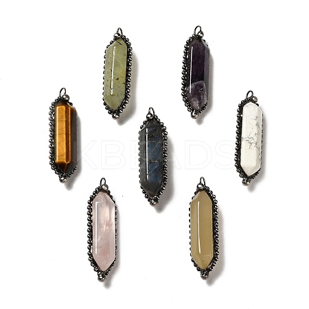 Natural Mixed Stone Big Pendants G-F731-05-1