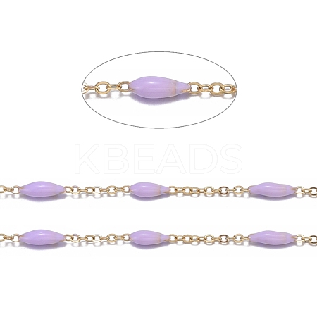 Handmade Enamel Beaded Chains CHS-I007-06G-01-1