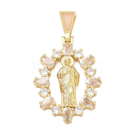 Religion Brass Pave Cubic Zirconia Pendants CU-CBA83A6-01A-G04-1