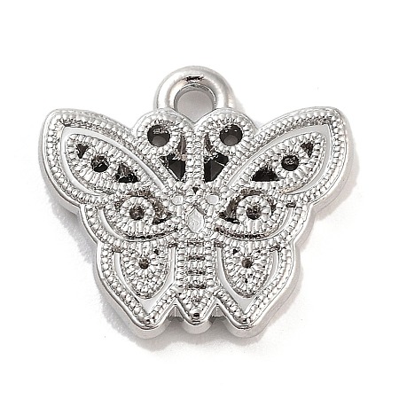 Silver Alloy Charms PALLOY-U003-08A-S-1
