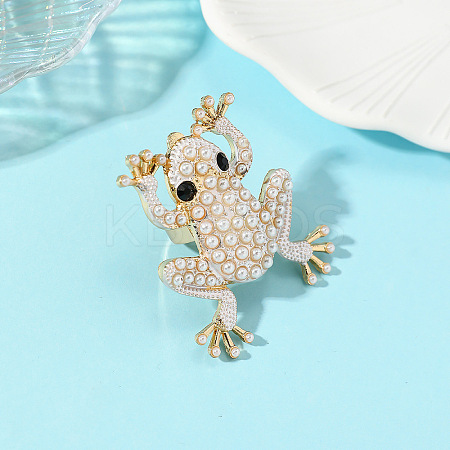 Alloy Rhinestone Finger Rings WGEA628-01-1