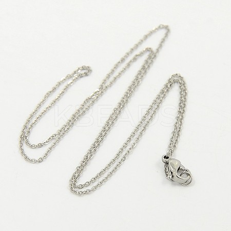 Tarnish Resistant 304 Stainless Steel Necklaces LS-STAS-D022-01-1