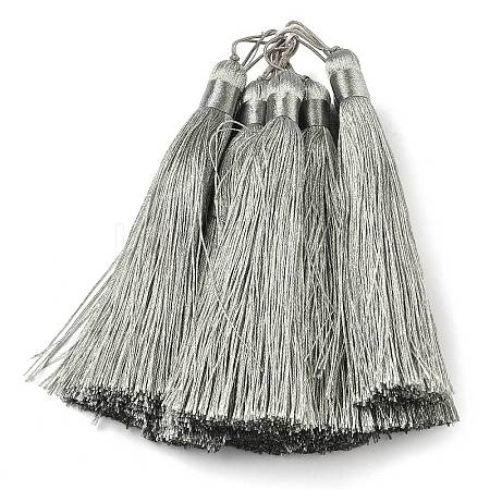 Nylon Tassel Big Pendants AJEW-P044-20-1