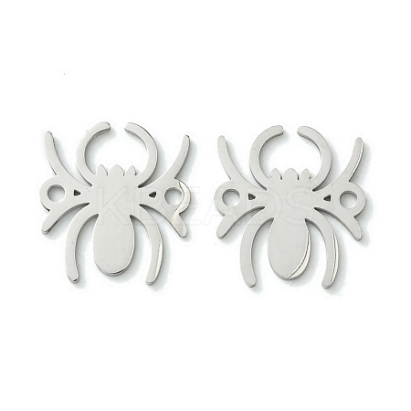 Non-Tarnish 201 Stainless Steel Connector Charms STAS-U003-03P-1