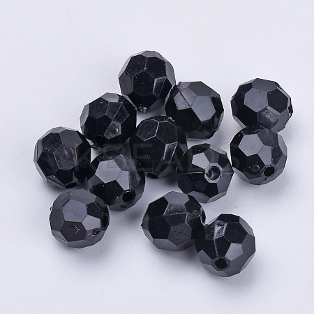 Acrylic Beads X-TACR-Q257-10mm-V72-1