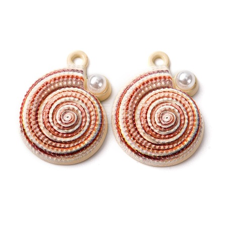 Baking Paint Alloy Pendants FIND-G097-01F-1