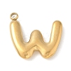 304 Stainless Steel Initial Pendants STAS-S186-12W-G-1